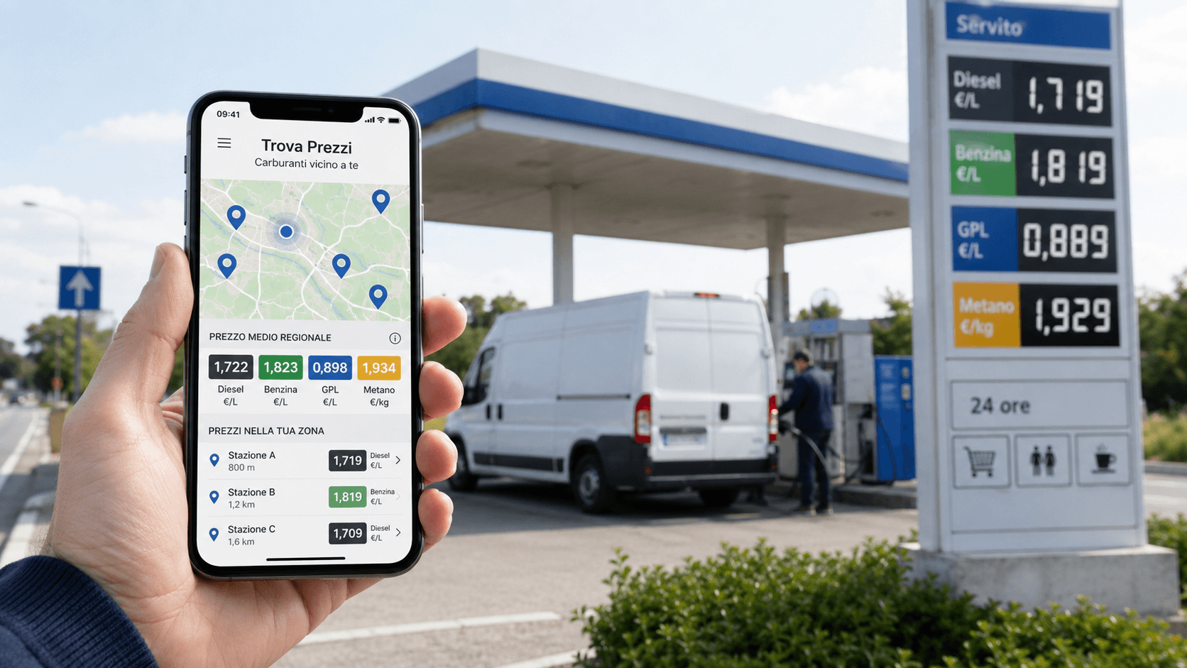 App Osservaprezzi Carburanti ma senza confronto listini tra distributori