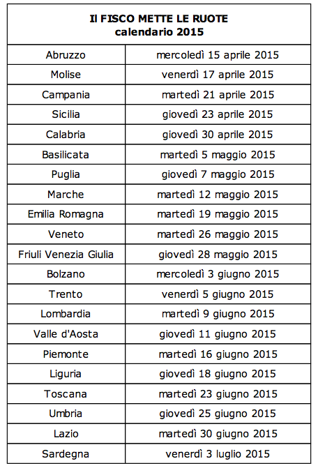 Calendario