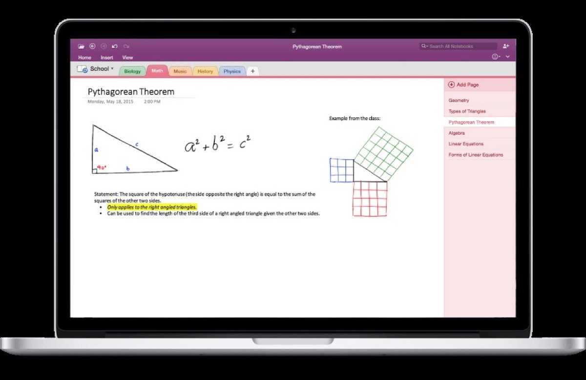 OneNote_Office 2016 per Mac