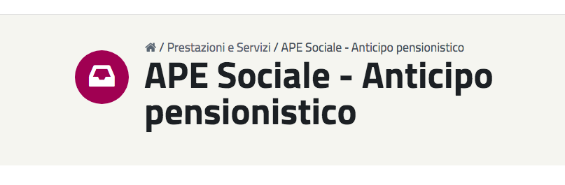 APE e Precoci Domande INPS