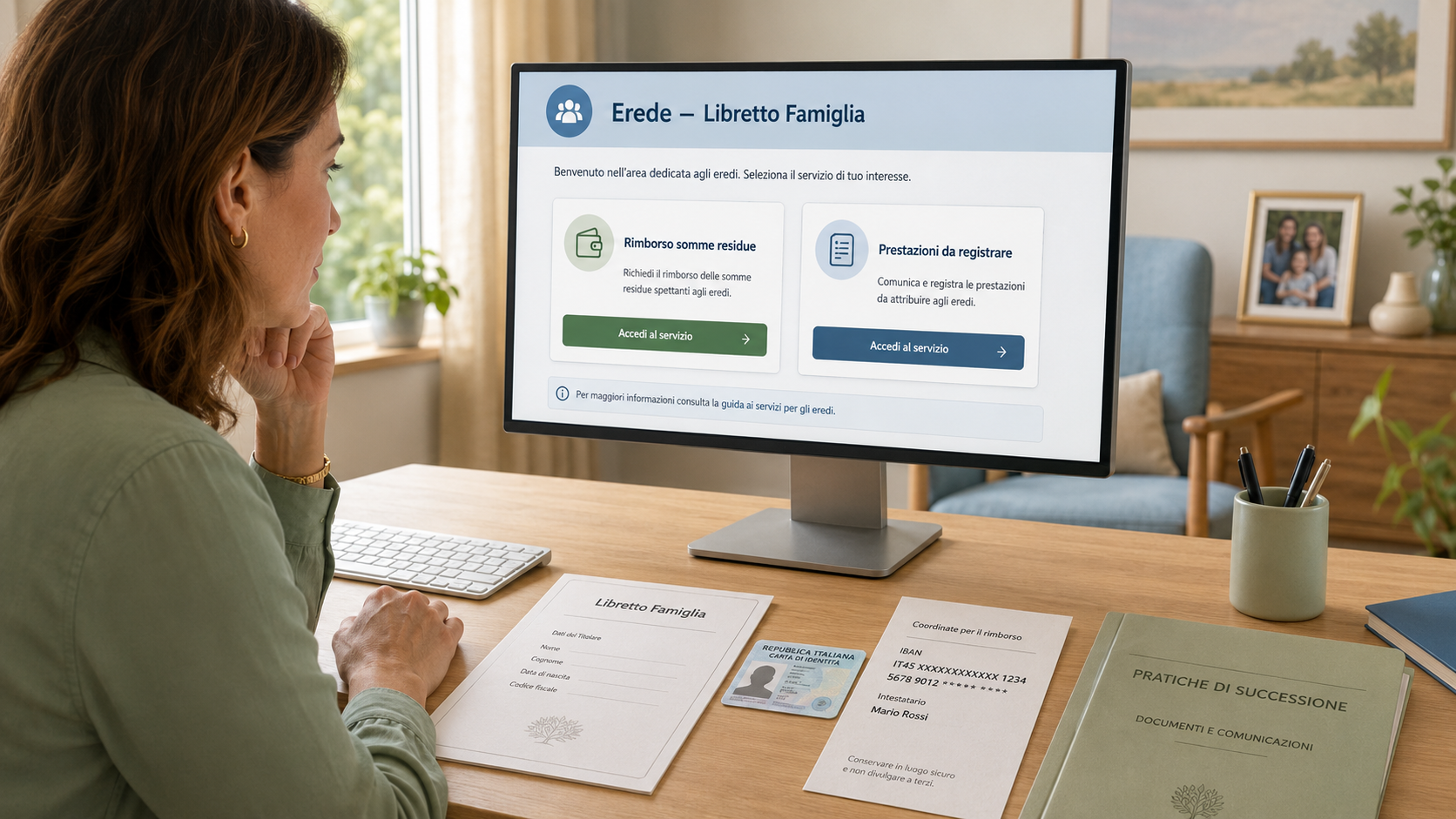 Libretto Famiglia INPS, online i servizi per gli eredi
