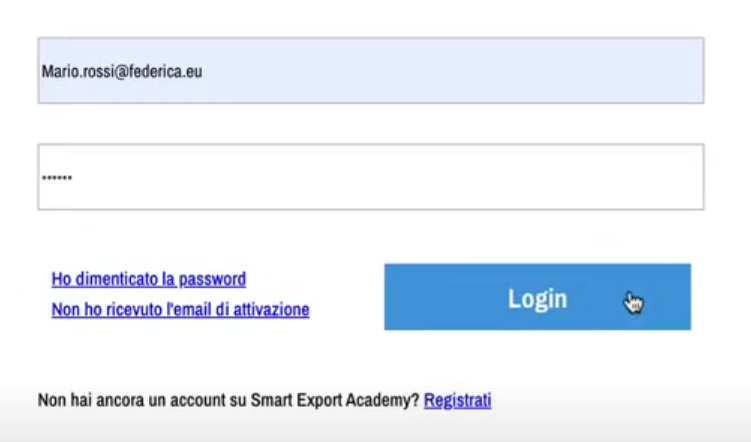 Accedi Smart Export