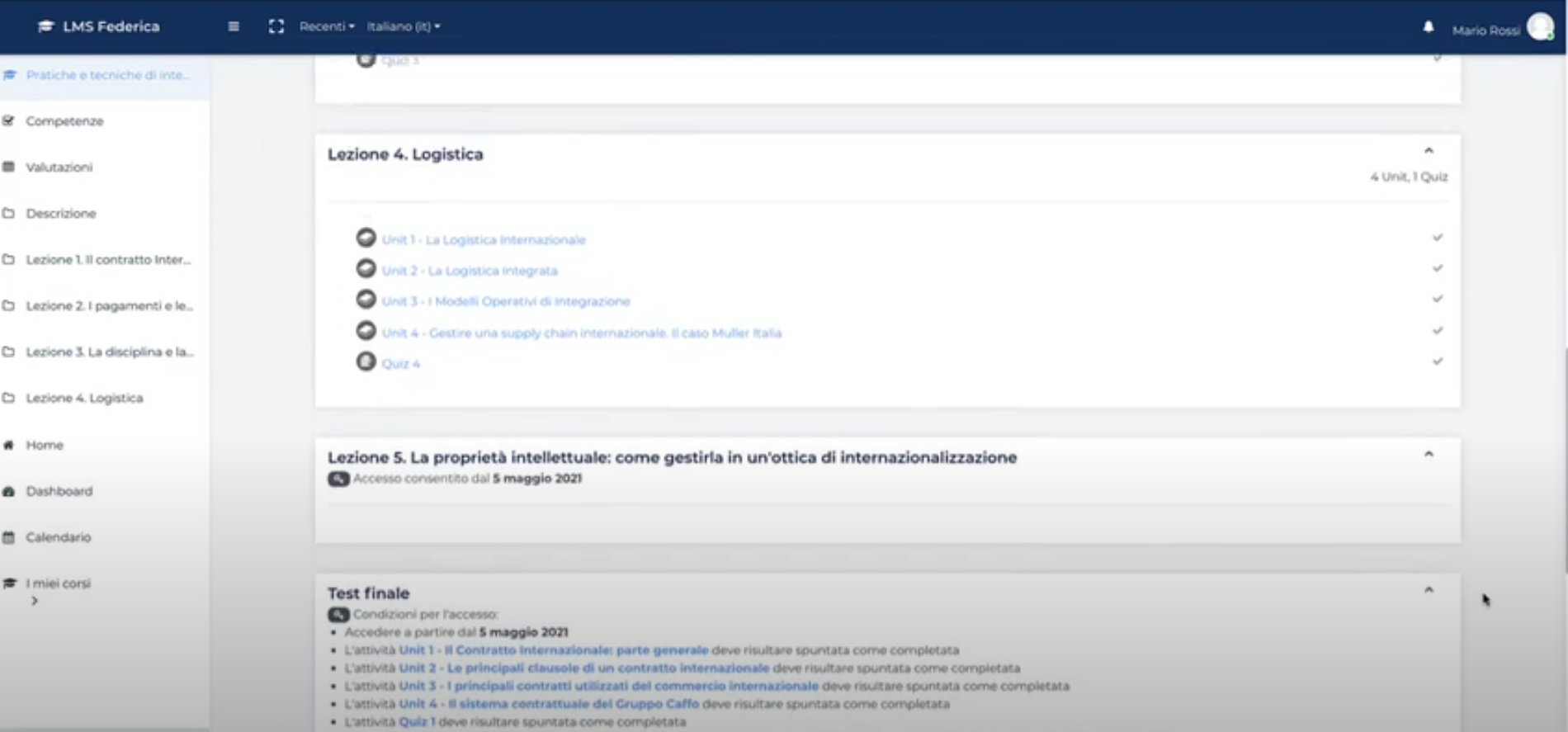 Corsi Smart Export
