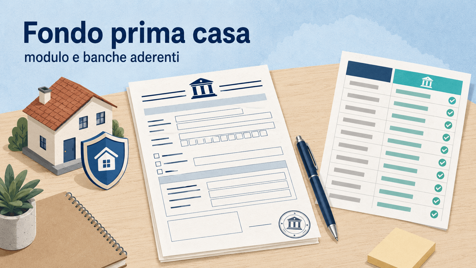 Fondo prima casa, nuovo modulo di domanda Consap e banche aderenti