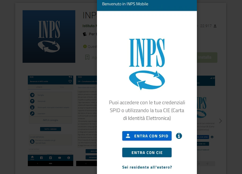 Servizi INPS: come accedere online