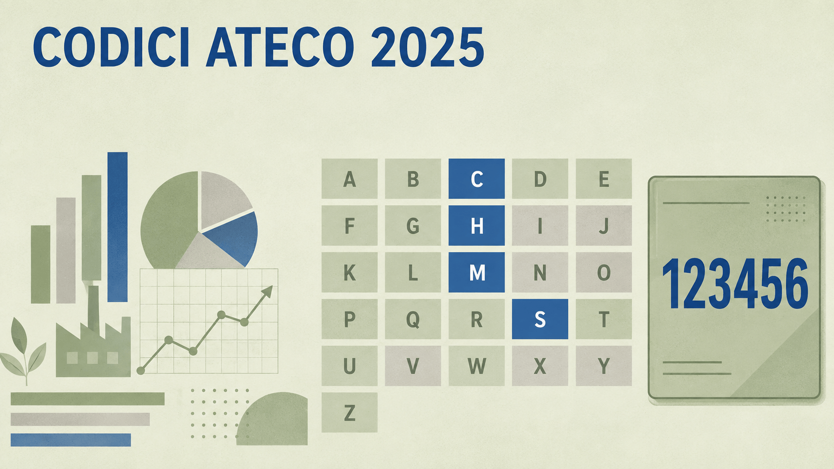 Codici ATECO 2025, le 22 sezioni e come cambiare il codice in visura
