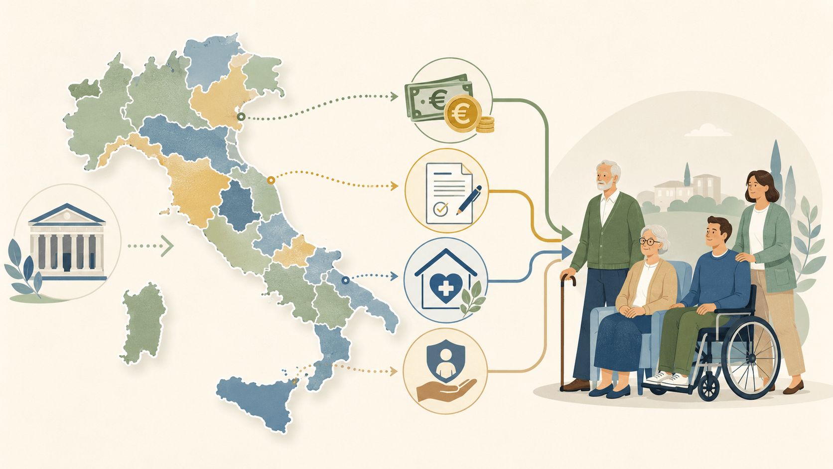 Fondo Caregiver 2026, bonus INPS in attesa della legge nazionale