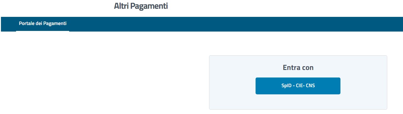 Altri Pagamenti - Portale Pagamenti INPS