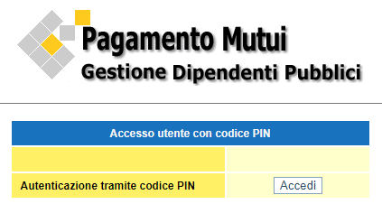 Servizio Mutui Gestione Dipendenti Pubblici - Portale Pagamenti INPS