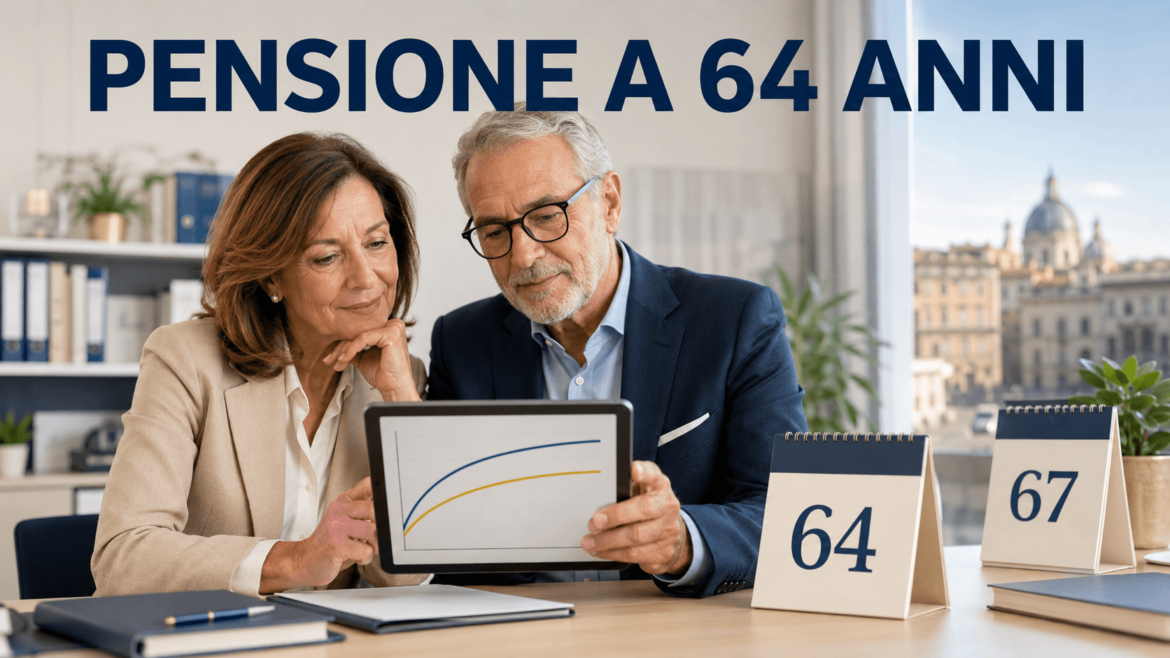 Pensioni 2027, uscita a 64 anni col ricalcolo contributivo