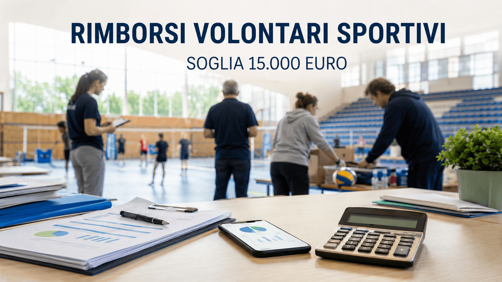 Rimborsi ai volontari sportivi, il Fisco chiarisce la soglia dei 15mila euro