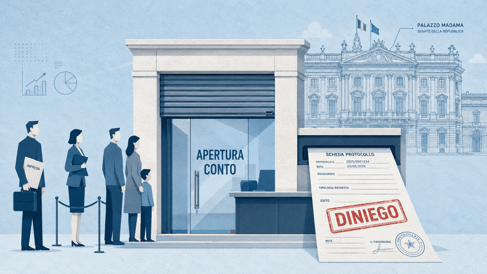 Conto corrente obbligatorio per le banche, l’ABI frena il Ddl in Senato
