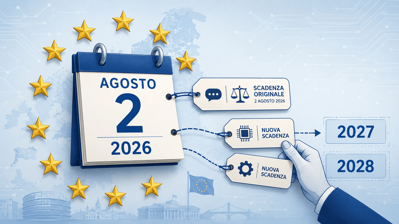 AI Act a regime dal 2 agosto 2026 con sanzioni e obblighi di trasparenza