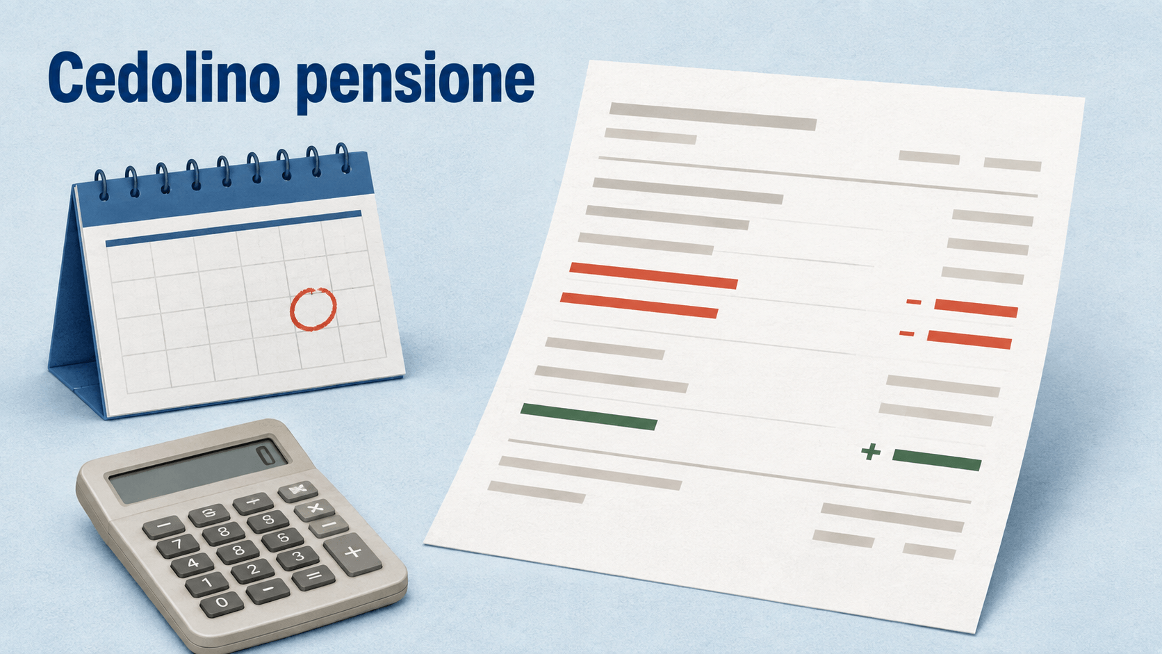 Cedolino pensione di settembre 2026 con rimborsi 730 e trattenuta RED