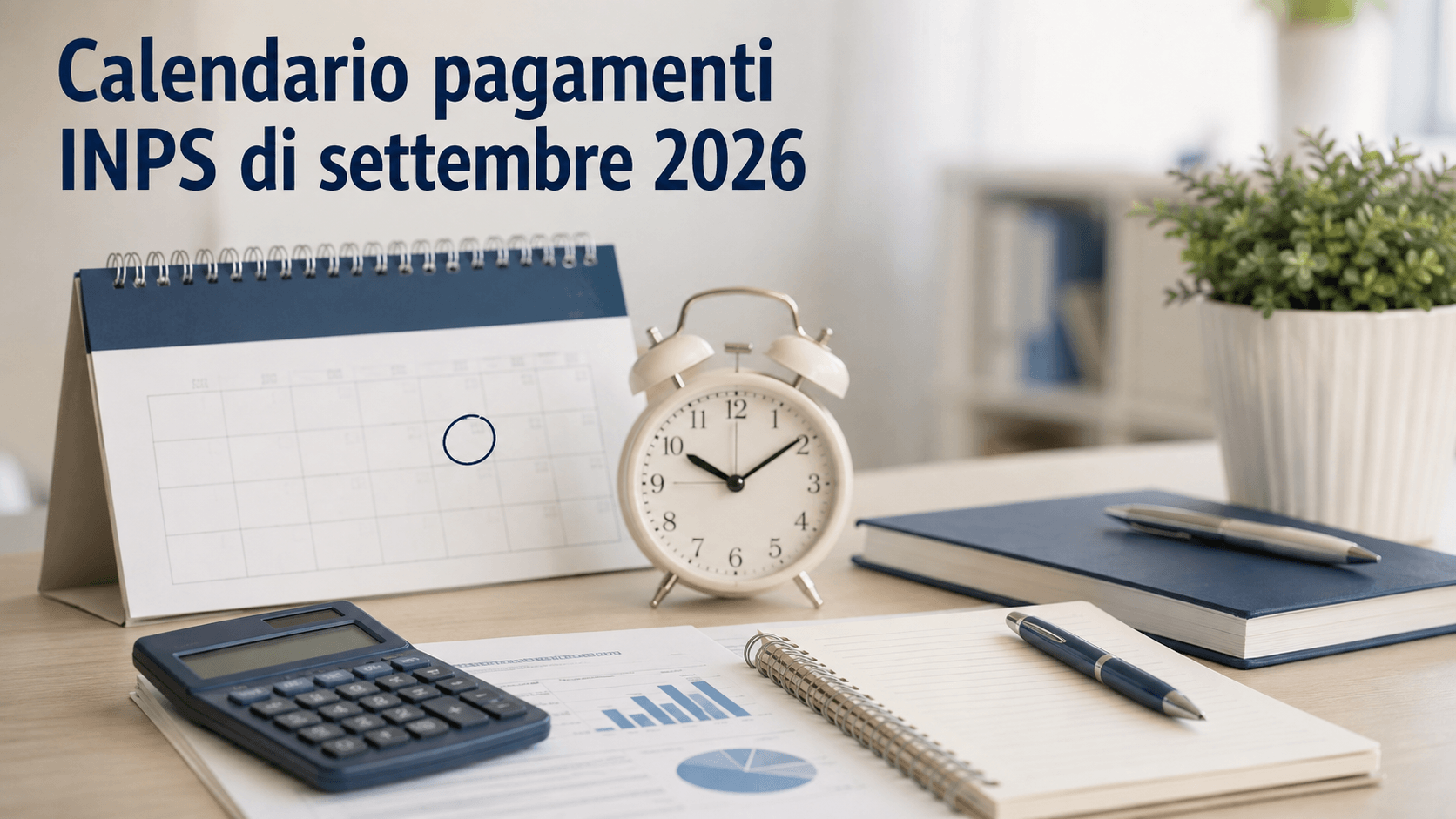 Pagamenti INPS di settembre 2026: calendario e date di accredito
