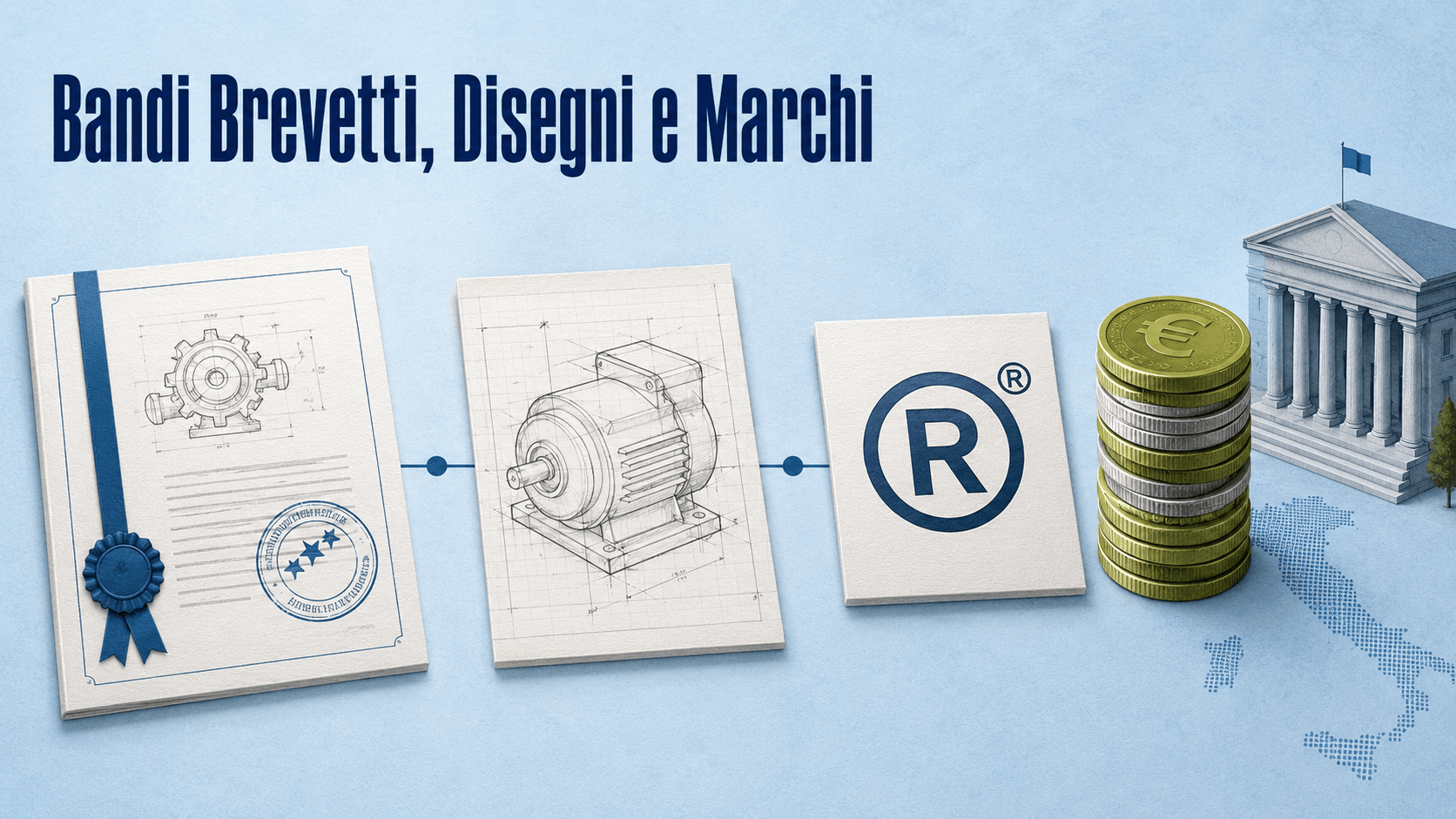 Bandi Brevetti+, Disegni+ e Marchi+, 32 milioni per le PMI nel 2026