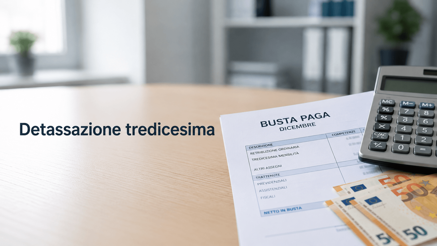 Detassazione tredicesima, proposta in Manovra 2027 da 500 euro netti