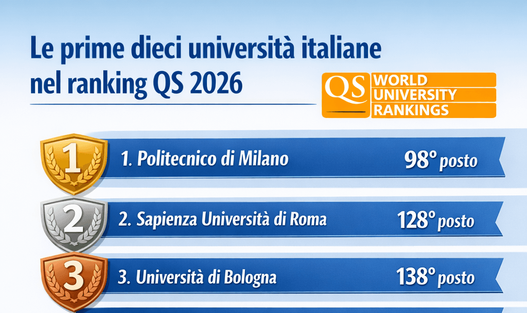 Classifica migliori università al mondo: QS Rankings 2026