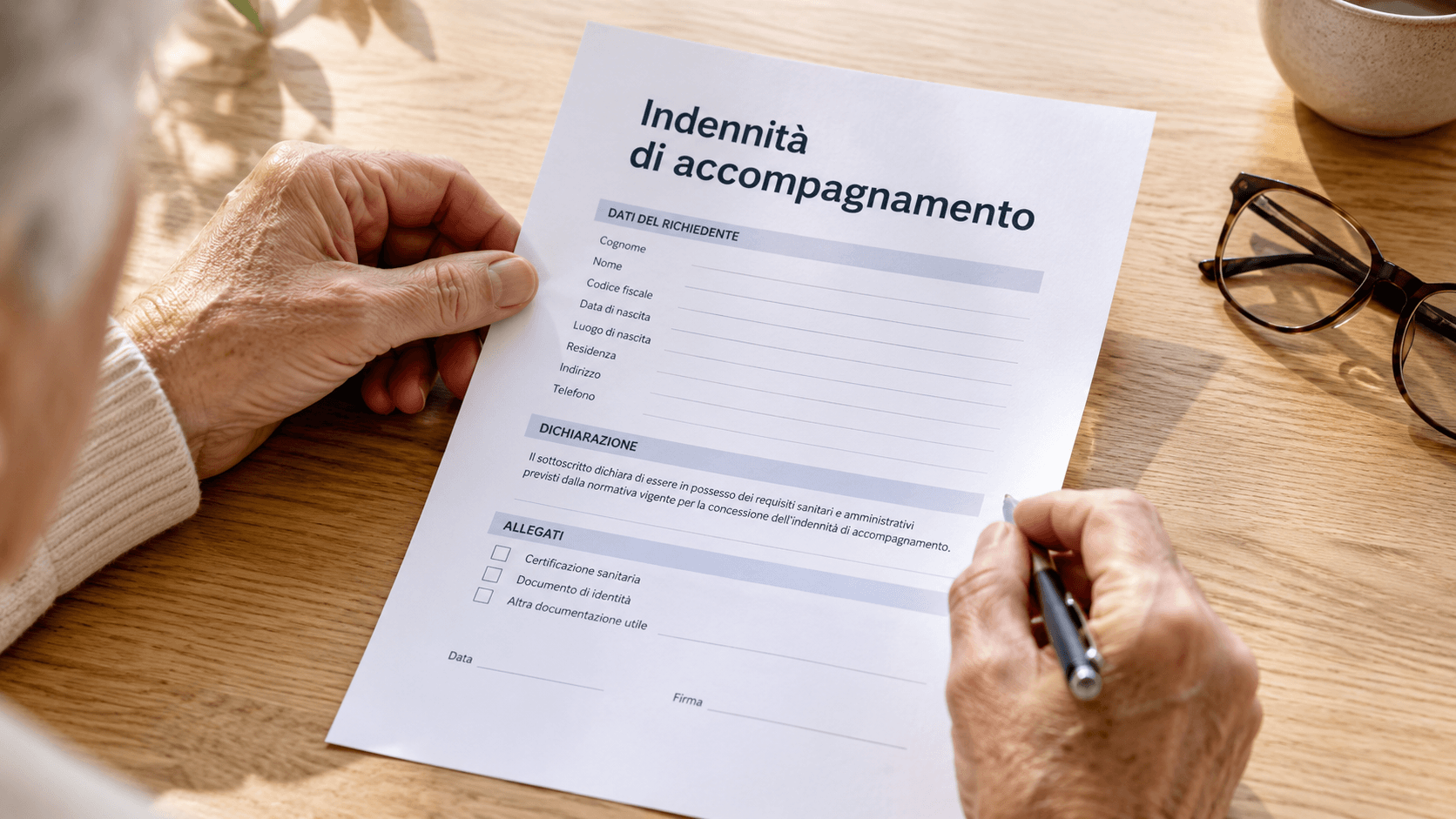 Indennità di accompagnamento sempre senza ritenuta