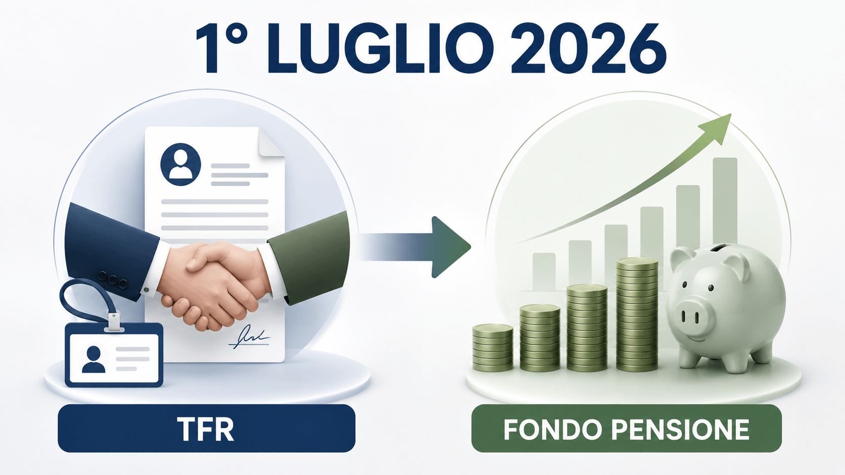 TFR al fondo pensione, adesione automatica per neoassunti dal 1° luglio