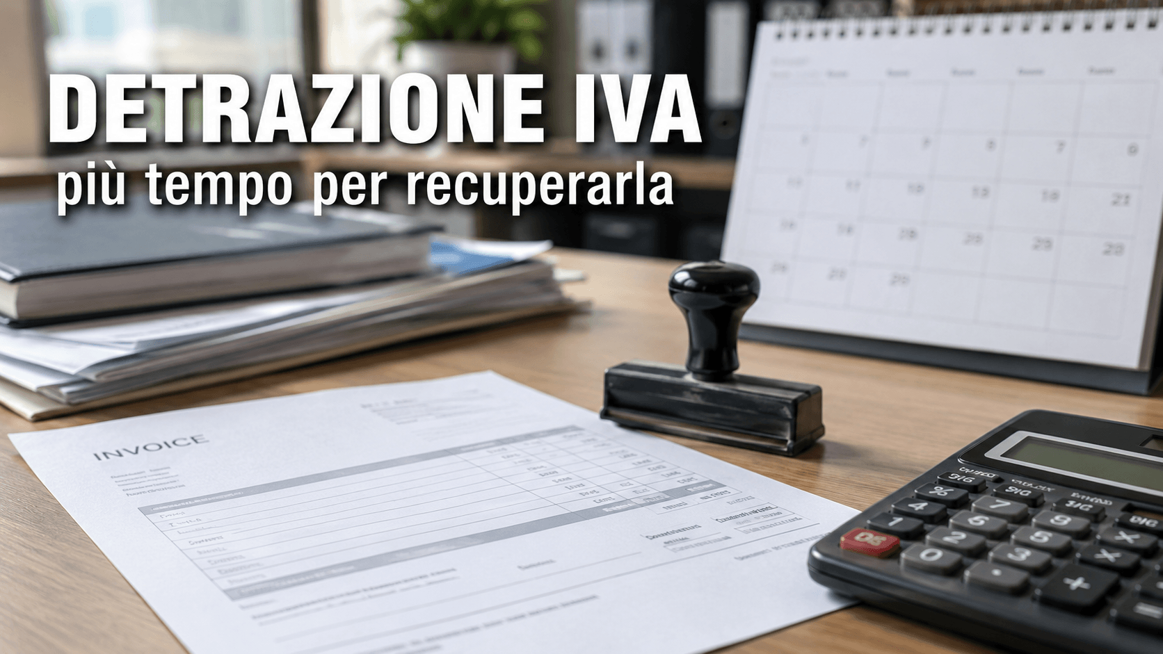Detrazione IVA, più tempo per recuperare l’imposta sulle fatture