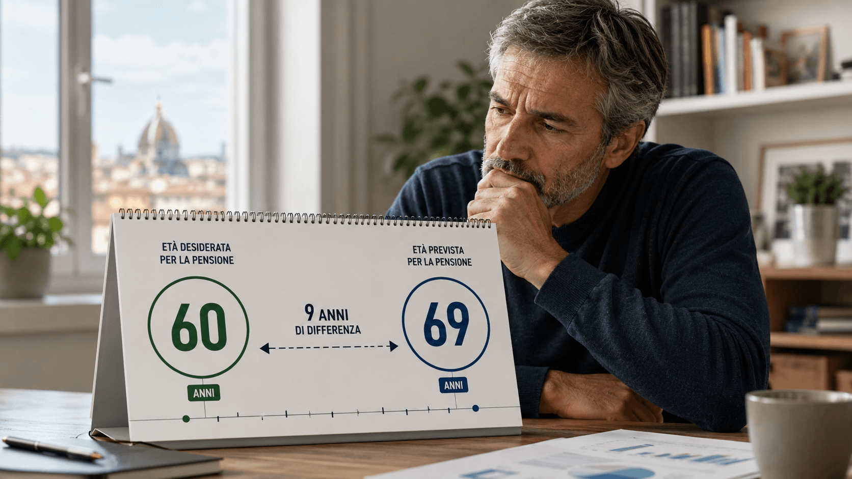 Pensione, gli italiani si arrendono a 69 anni