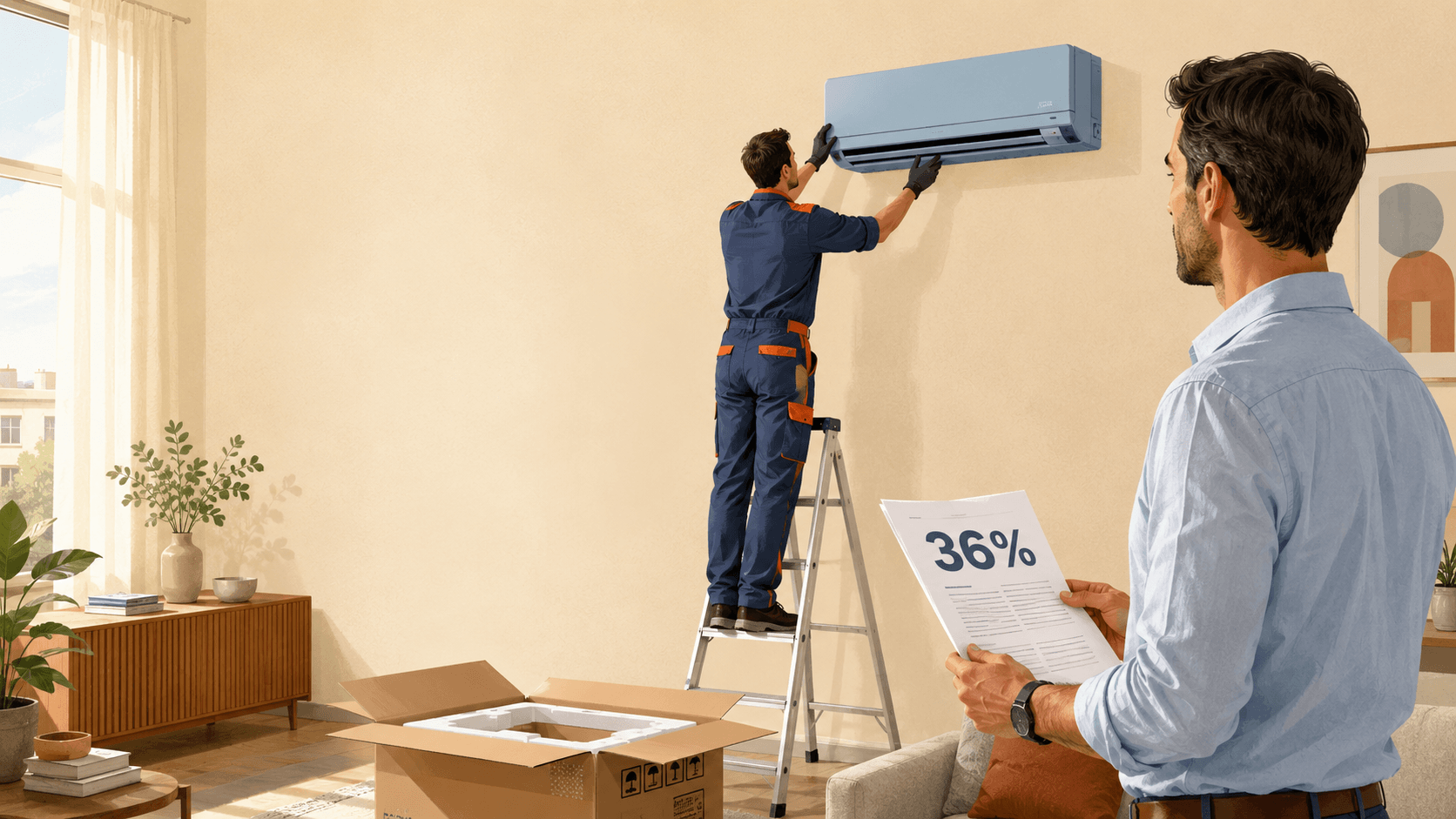 Condizionatore per casa in affitto, l’inquilino detrae il 36% della spesa