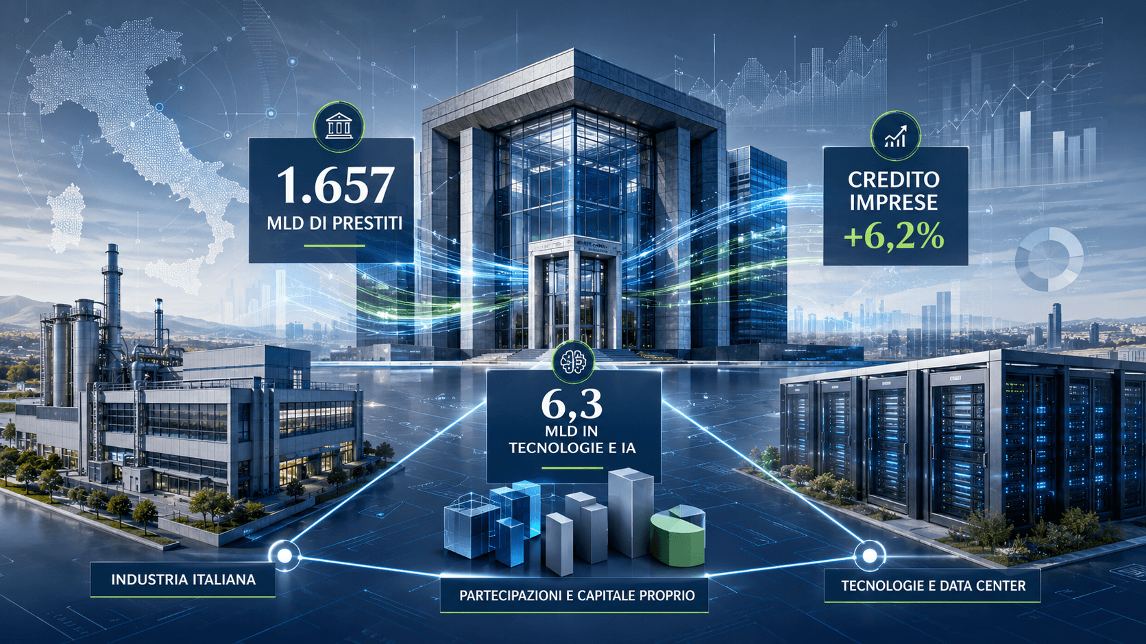 Rapporto ABI, credito imprese in ripresa ma l’innovazione chiede capitale di rischio