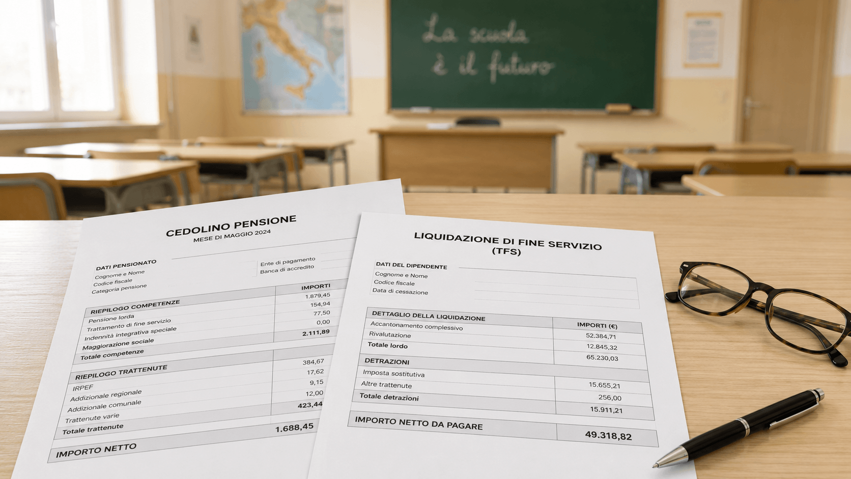 Adeguamento pensione Scuola, spettano due riliquidazioni