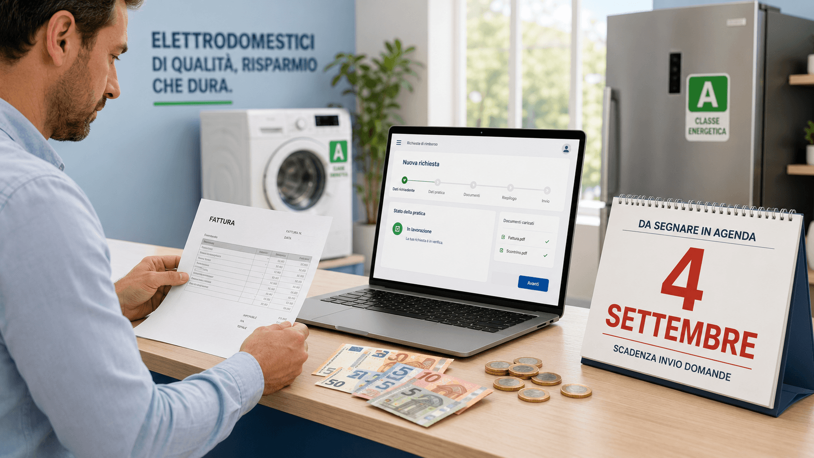 Rimborso Bonus Elettrodomestici, scadenza 4 settembre per i venditori