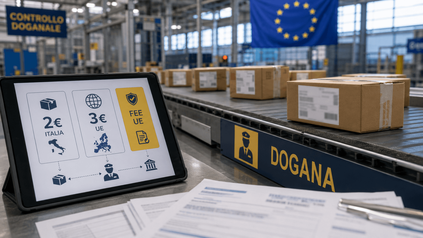 Pacchi extra-UE, un freno alla tassa italiana da 2 euro