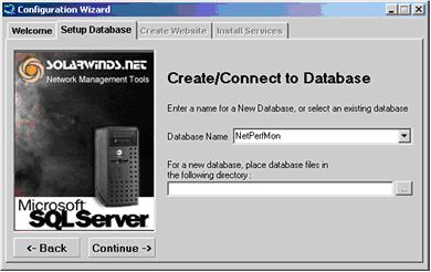 Creazione del database